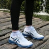 亚瑟士（ASICS） 新款ASICS专业网球鞋 男款女款训练比赛运动球鞋 减震耐磨防滑 1041A223-102 白蓝 43.5(275MM)
